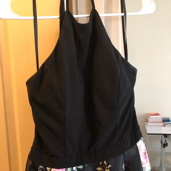 Multicolor Floral Prom Dress - Picture 2 of 8